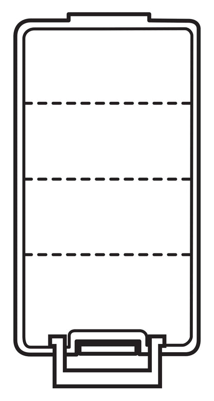 Flambeau Outdoors 4510FB Terminal Tackle File Satchel, 8 Bulk Boxes for Packaged Tackle, Clear