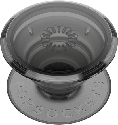 PopSockets Phone Grip for MagSafe with Kickstand, Magnetic Stand, Swappable Top, Secure Hold for iPhone MagSafe Cases, Phone & Tablet Grip - Clear