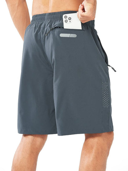 NORTHYARD Men's Athletic Running Shorts Quick Dry Workout Shorts 7"/ 5"/ 9" Lightweight Sports Gym Basketball Tennis Hiking Exercise COOLGREY-9inch 3XL