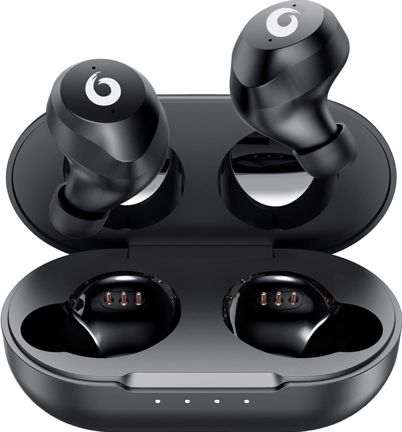 Hikapa X9 Wireless Earbuds Bluetooth 5.3 Headphones Waterproof Stereo Earphones in Ear Touch Control with Microphone Headset with Deep Bass for Sport, Gaming and Running(Black)