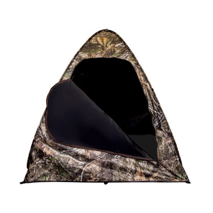 Ameristep Gunner Lightweight Durable 58" x 56" x 57" Compact Size 1-Person Capacity Portable Hunting Ground Blind - Mossy Oak DNA