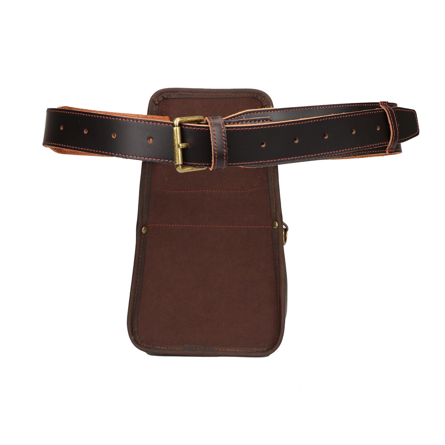 TOURBON Leather Shotgun Shell Holder Ammo Pouch with 1 Box Bullet Carrier