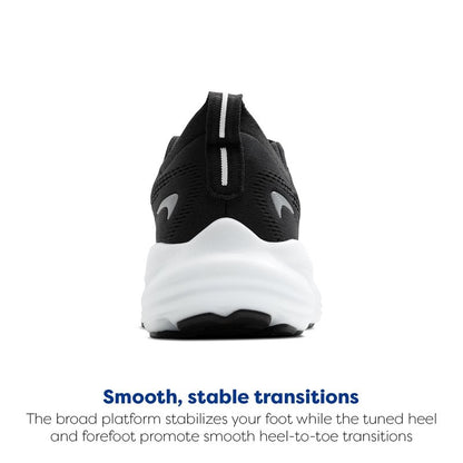 Brooks Men’s Glycerin 22 Neutral Running Shoe - Black/Grey/White - 7.5 Medium