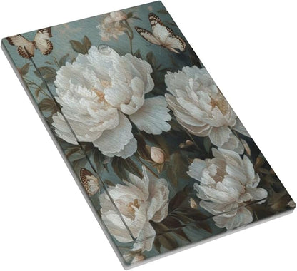 Decorative Art Light Switch Covers Butterflies & Peonies 1 Gang No Device Blank Switchplate Electrical Faceplate for Home Decor