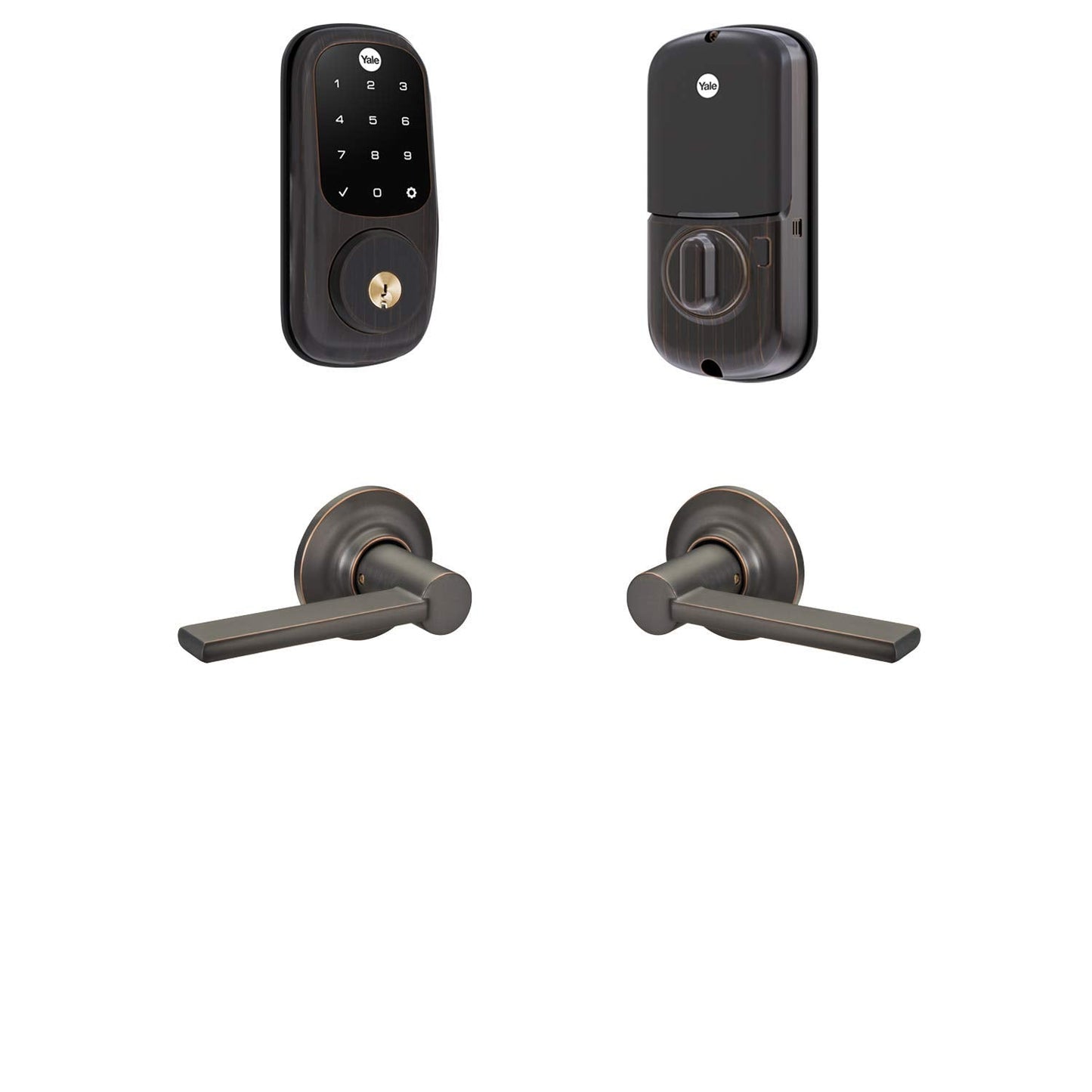 Yale Assure Lock - Wi-Fi Touchscreen Smart Lock with Valdosta Lever