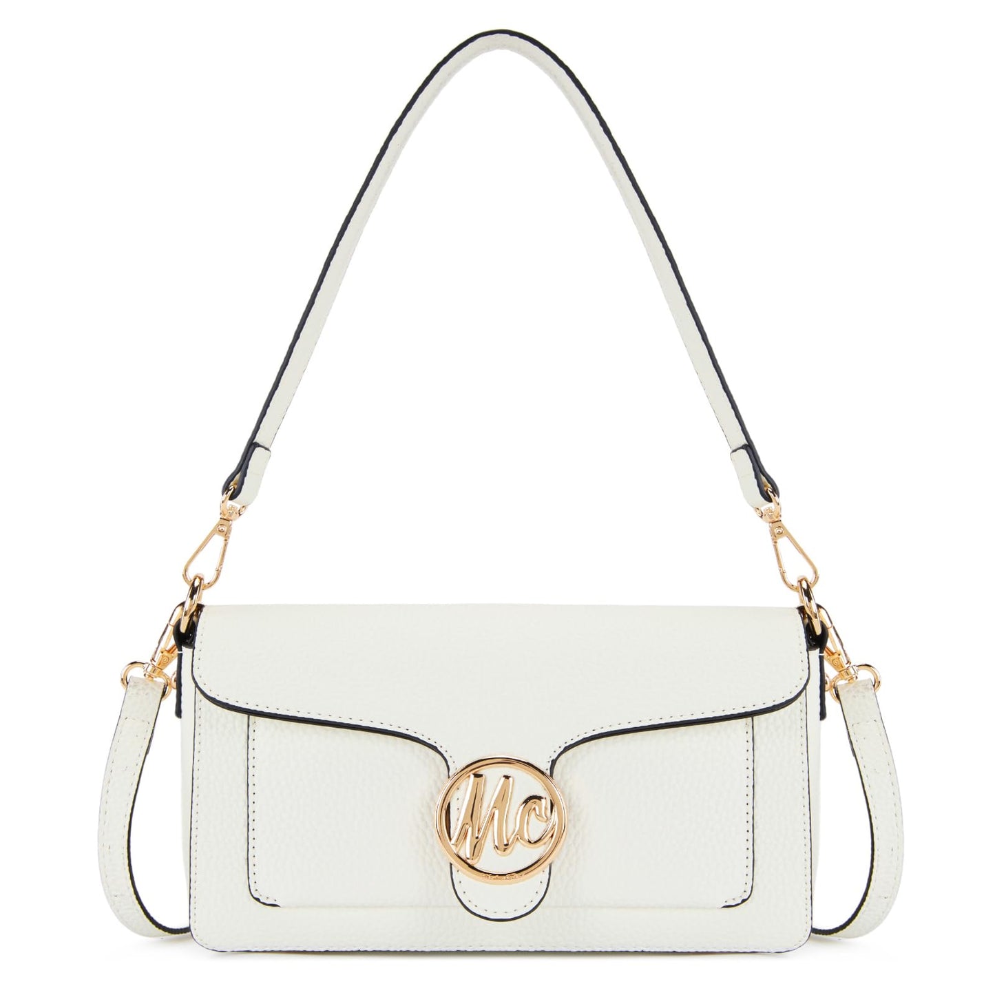 Milan Chiva Crossbody Bags for Women - Small Cross Body Purse Shoulder Bag, Cute Purse Handbags for Daily Commute Travel MC-619WT