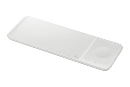 Samsung Electronics Wireless Charger Trio, Qi Compatible - Charge up to 3 Devices at Once - for Galaxy Phones, Buds, Watches, and Apple iPhone Devices, Black (US Version)