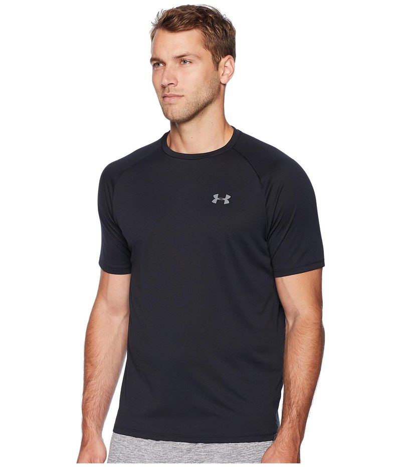 Under Armour Men's Tech 2.0 Short-Sleeve T-Shirt, Black (001)/Graphite, Large Tall