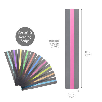 10 x A4 Colour Overlays to Aid/Support/Help Reading. Excellent Reading Tools for Dyslexia, Irlen's Syndrome, ADHD and to Reduce Visual Stress