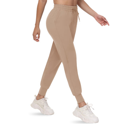 CAMPSNAIL Joggers for Women with Pockets - 27"/20" Womens Sweatpants Yoga Lounge Relaxed-fit Pants for Workout Running