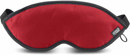 Lewis N. Clark Comfort Eye Mask + Sleep Aid to Block Light for Travel, Airplane, Hotel, Airport, Insomnia + Headache Relief with Adjustable Straps, 2 pack, Black