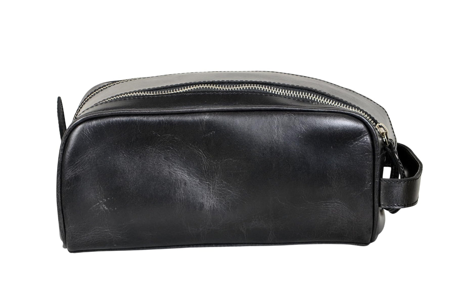 MILITARIA STUFFS Premium Buffalo Leather Toiletry Bag for Men & Women With Waterproof Lining, Grooming Travel Pouch, Unisex Wash Bag for Toiletries, Shaving & Cosmetic Organizer for Men & Women