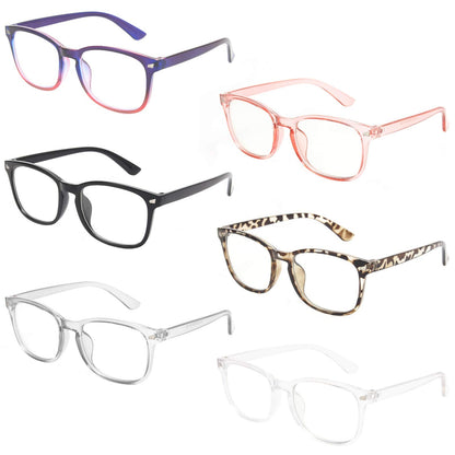 MIGSIR Blue Light Blocking Glasses for Computer Gaming, Fashion Fake Anti Eye Strain Eyeglasses for Women Men
