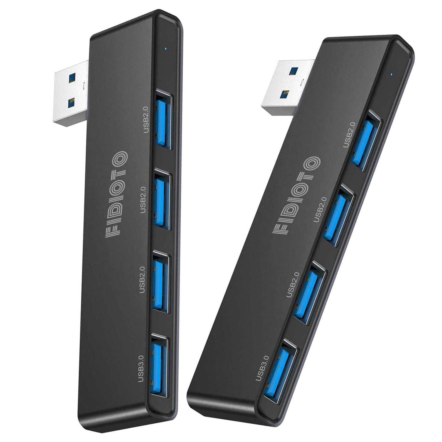 Fidioto USB Hub, 4-Port USB Splitter(1 * 3.0 Hub, 3 * 2.0 Hub) USB Splitter USB Expander for Laptop,Windows PC,Mac,Printer,Flash Drive,Mobile HDD, Notebook PC