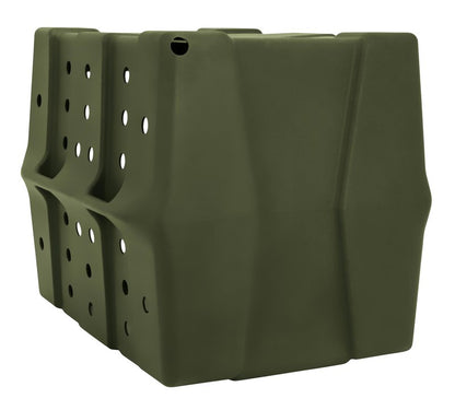 Dakota 283 Canine Rough and Tough Economy Dog Crate w/Removable Two-Way Door - Heavy Duty Outdoor Kennel for Large Breed Dogs (Olive, Large)