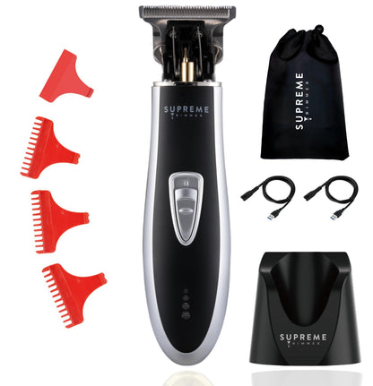 Supreme Trimmer T Shaper - Quiet Cordless Beard & Hair Trimmer for Men | 120 Min Runtime, Low Noise, Zero-Gap DLC Blade | Ideal for Sensitive Skin, Kids & Elderly | ST5206