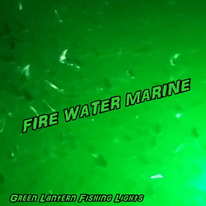 Fire Water Marine 110v MAXX LED Green Underwater Submersible Night Fishing Light Crappie Dock Peer