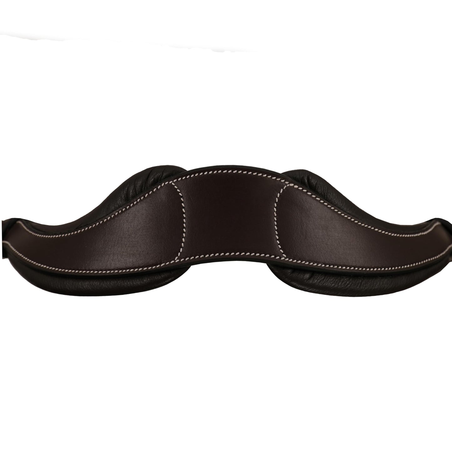 ExionPro Exion Anti-Pressure Anatomic English Jumping Leather Horse Padded Bridle with Reins- Havana Brown, Cob Size