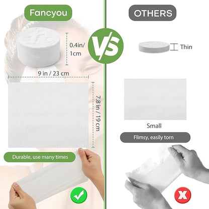1000Pcs Compressed Towel Mini Tablets Disposable Face Towelette
