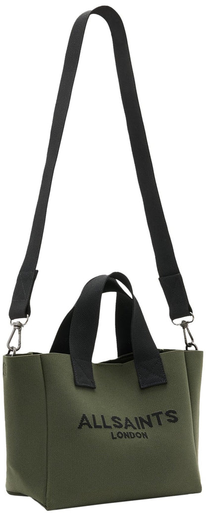 AllSaints Women's Handbags Izzy Mini Tote Olive Green