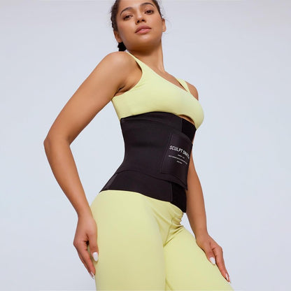 Sculpt Snatch Hourglass Waist Trainer for Women–Adjustable Sweat Band for Stomach, Tummy Control&Workout Waist Trimmer(BEIGE,4XL)