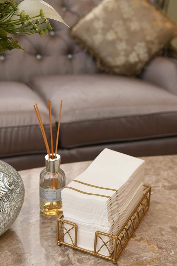 Disposable Hand Towels for Bathroom, Wedding Napkins for Tables, and Restrooms