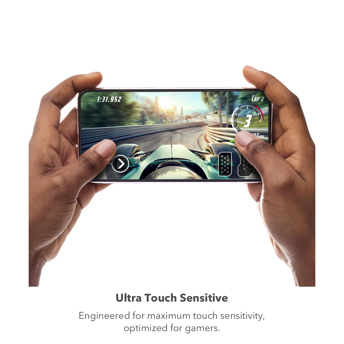 ZAGG InvisibleShield Fusion Curve with D3O for Samsung Galaxy S22 Ultra – Flexible Hybrid Screen Protection – Strengthened with D3O – Extreme Impact and Scratch Protection – for Curved Screens