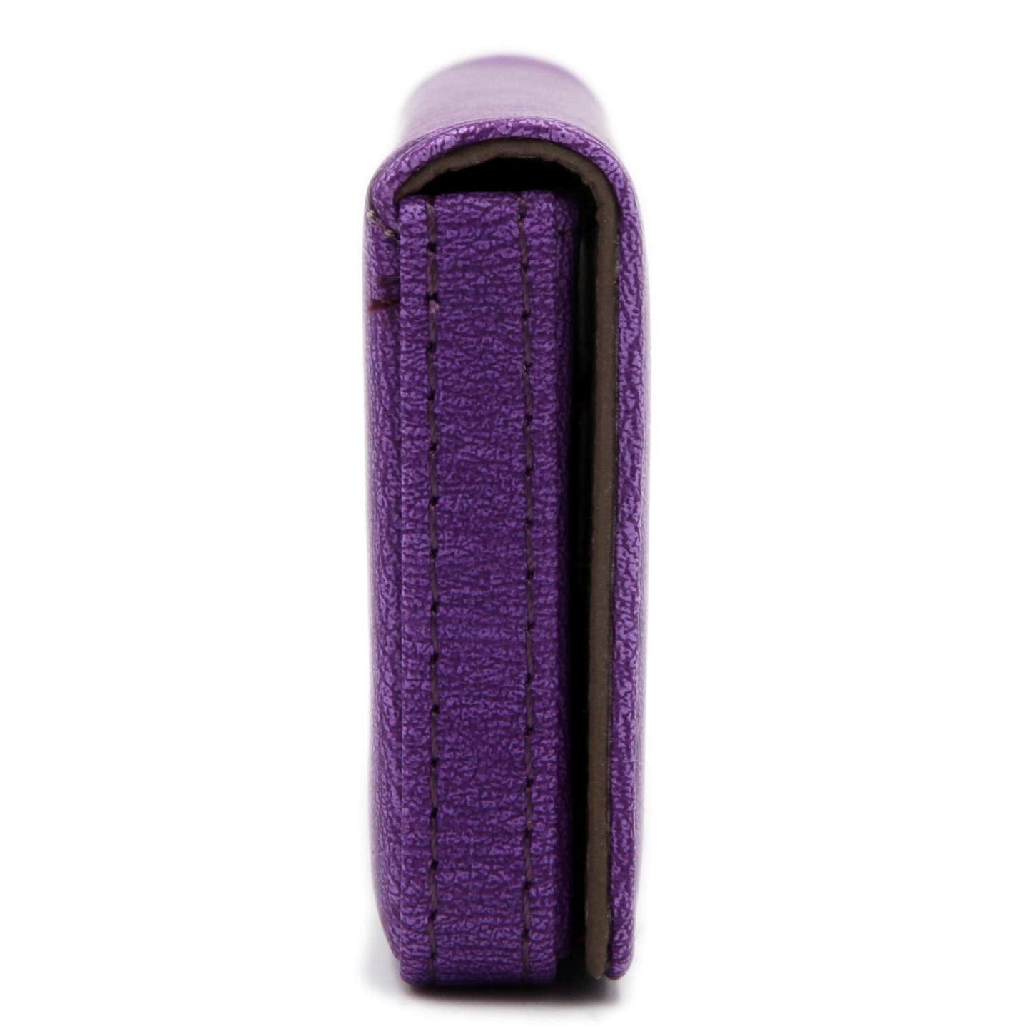 RFID Blocking Wallet - Minimalist Leather Business Credit Card Holder - Purple2