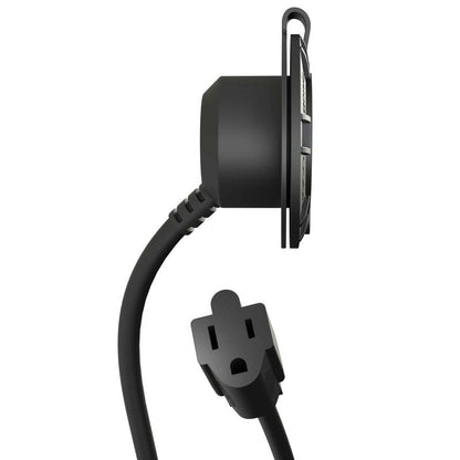 NOCO GCP1 15A AC Port Plug, 125V Power Inlet Socket, and Waterproof Electrical Outlet Receptacle Box with 16-Inch Integrated Outdoor Extension Cord