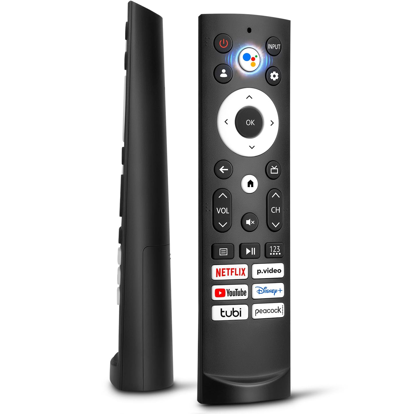 Voice Remote Control Replacement for Hisense Smart Google TV，Compatible with Hisense QLED UHD Mini-LED ULED Google TVs