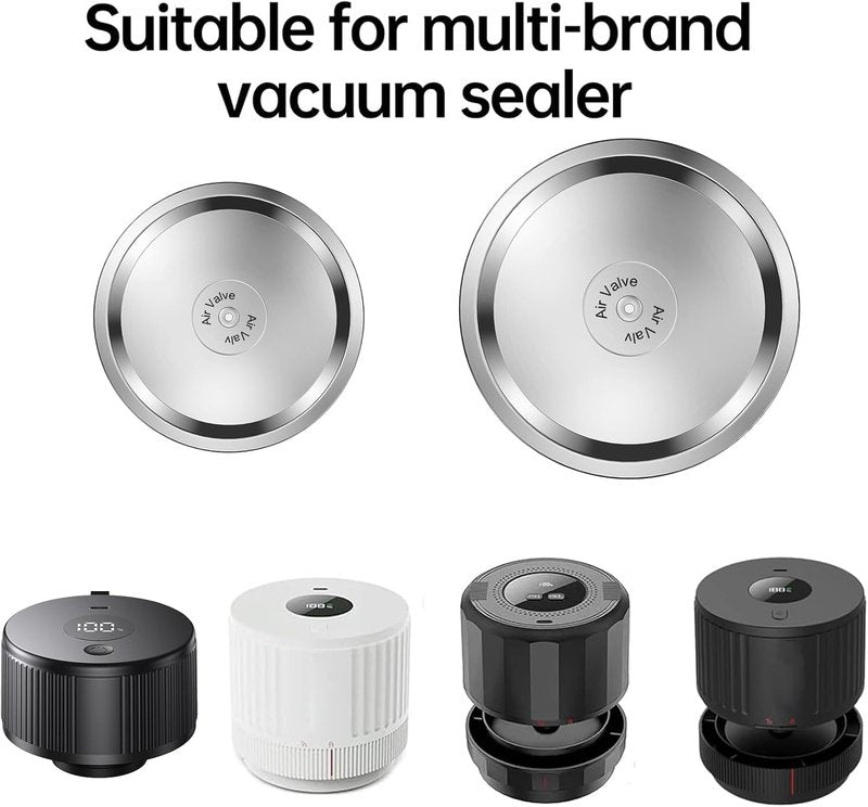 Wide Mouth Canning Lids - 24Pcs Split-Type Metal Mason Jar Lids | Food Grade, Airtight Fit for Ball & Kerr Jars