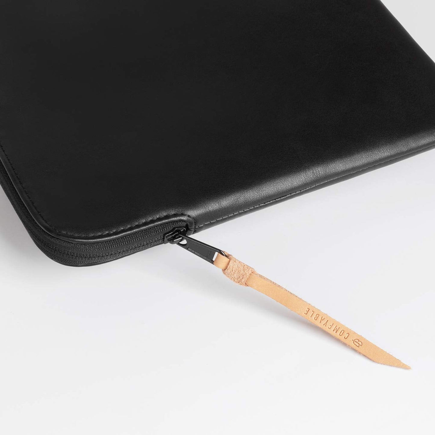 Comfyable Tablet Sleeve Compatible with iPad Air 13 inch M4 2026, iPad Pro 13" M5 with Magic Keyboard & Pencil Holder - PU Leather Bag Slim Protective Cover Case - Black