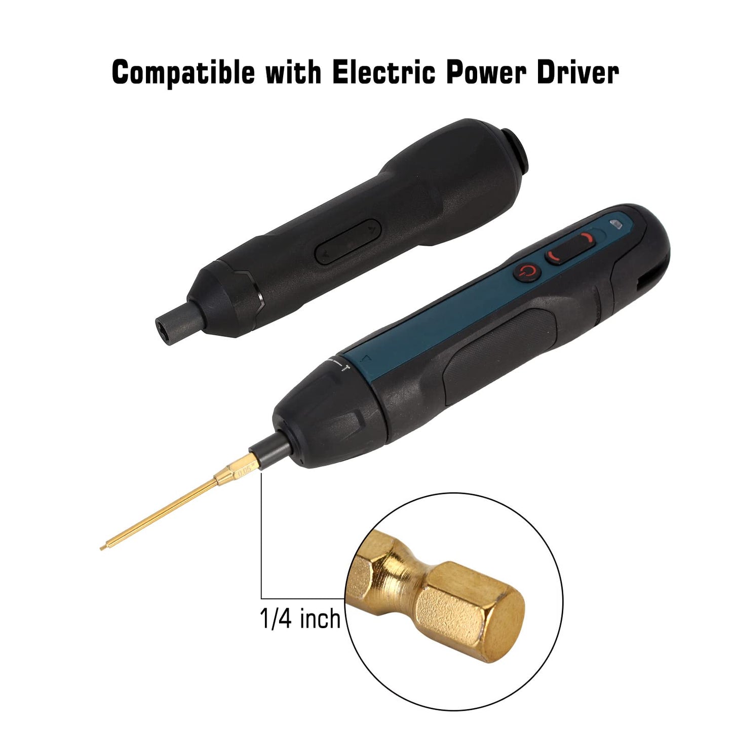 INJORA RC Tool Kit 6 in 1 Screwdriver Quick Change Allen Key Hexagon Screwdrivers for SCX24 Gladiator Bronco C10 JLU Deadbolt FMS FCX24 Micro Crawler Car
