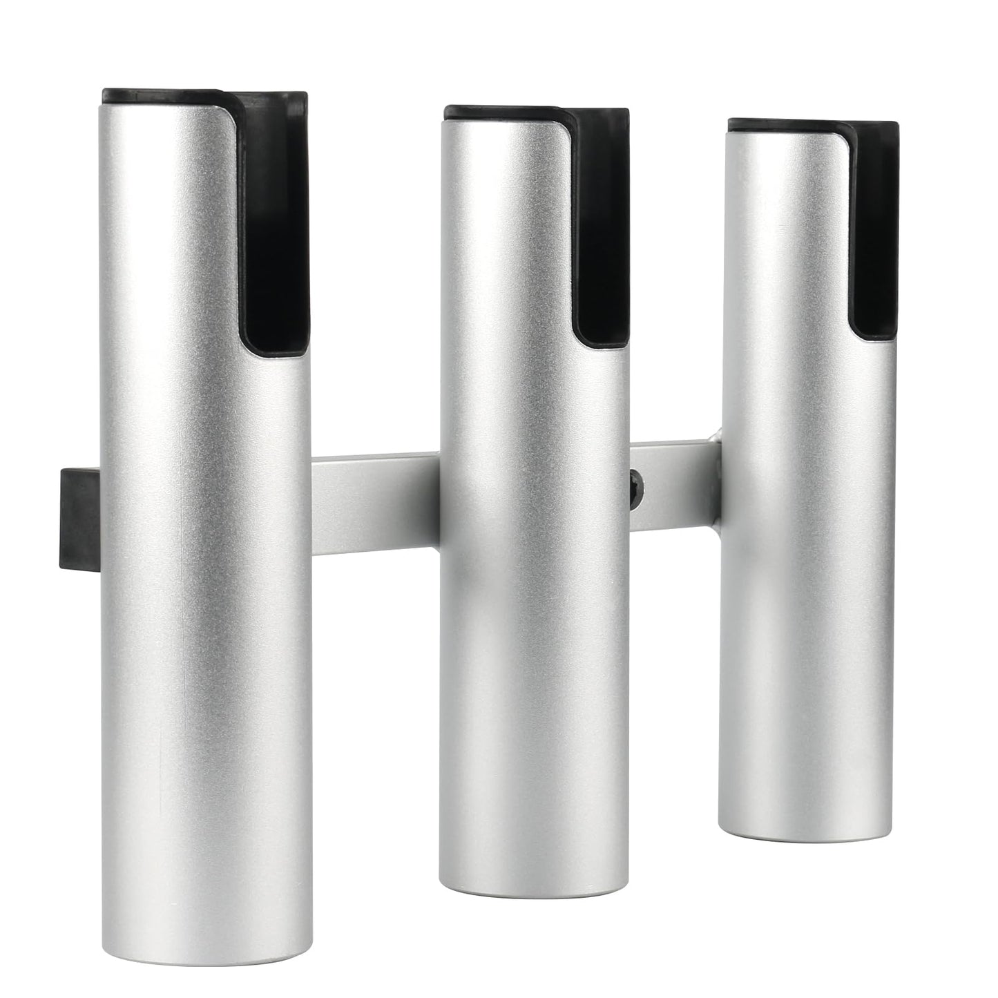 Marinebaby Fishing Boat Rod Holder Aluminum,3 Link Tube Aluminum Rod Rack, Suit Boats & Yacht