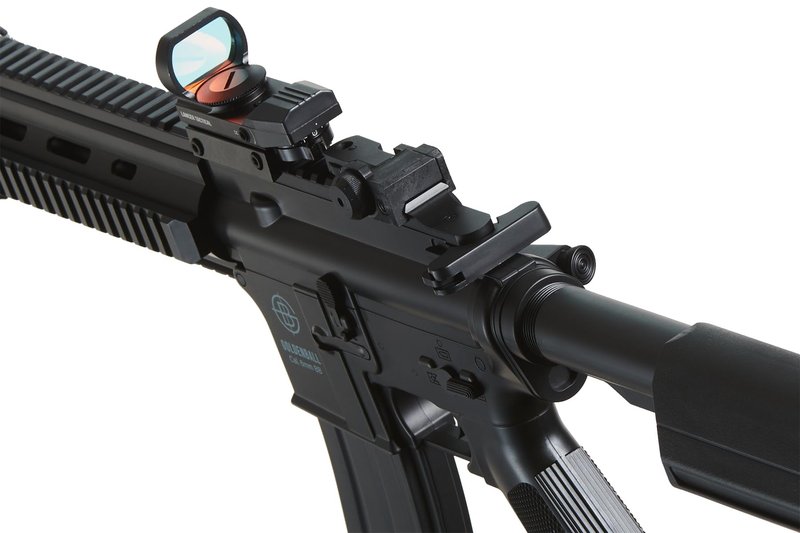 Full Set Airsoft AEG K418 Tactical RIS w/Adjustable Airsoft Stock - Battery, Charger, Red Dot Included