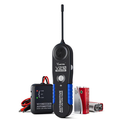 VDIAGTOOL V210 Wire Tracer Electrical Tester Automotive Open & Short Finder Circuit Tester, Circuit Breaker Finder, Broken Wire Detector Tool DC 6-42V with 7" Flexible Probe