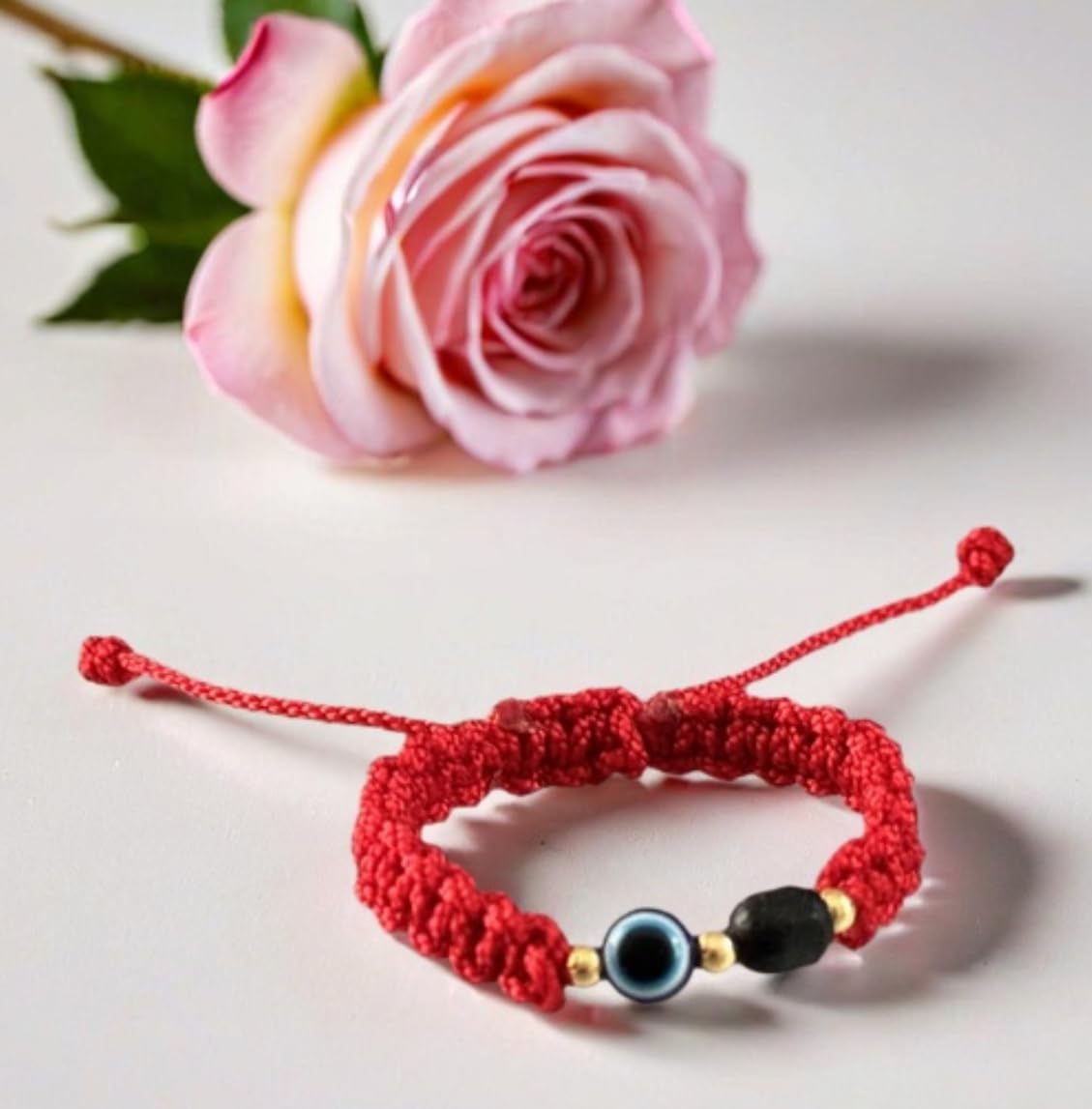 Red String Bracelet for the baby,Evil Eye Genuine Azabache Para el Mal de Ojo