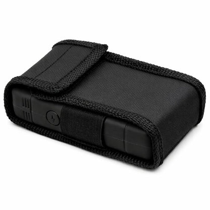 POLICE Stun Gun for Self Defense 800 Mini Rechargeable LED Flashlight Black