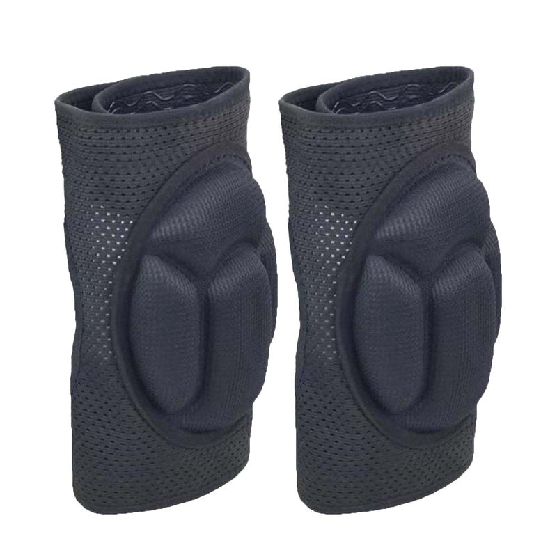 JYBTAA Knee Pads for Men Women Work, Gardening Kneeling Pad for Cleaning Floors, Cushion Kneepads for Flooring Crawling Painting Weeding, Concrete Kneepads for Adult and Elderly, Black M (1 pair)