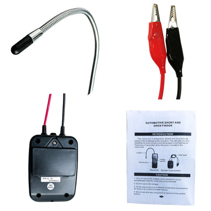 Vanlison Professional Automotive Circuit Tracer - 6-42V Short & Open Finder with Adjustable Probe | Car Wire Tracker for Short Circuit Detection, Broken Wires & Current Leaks | Electrical Diagnostic