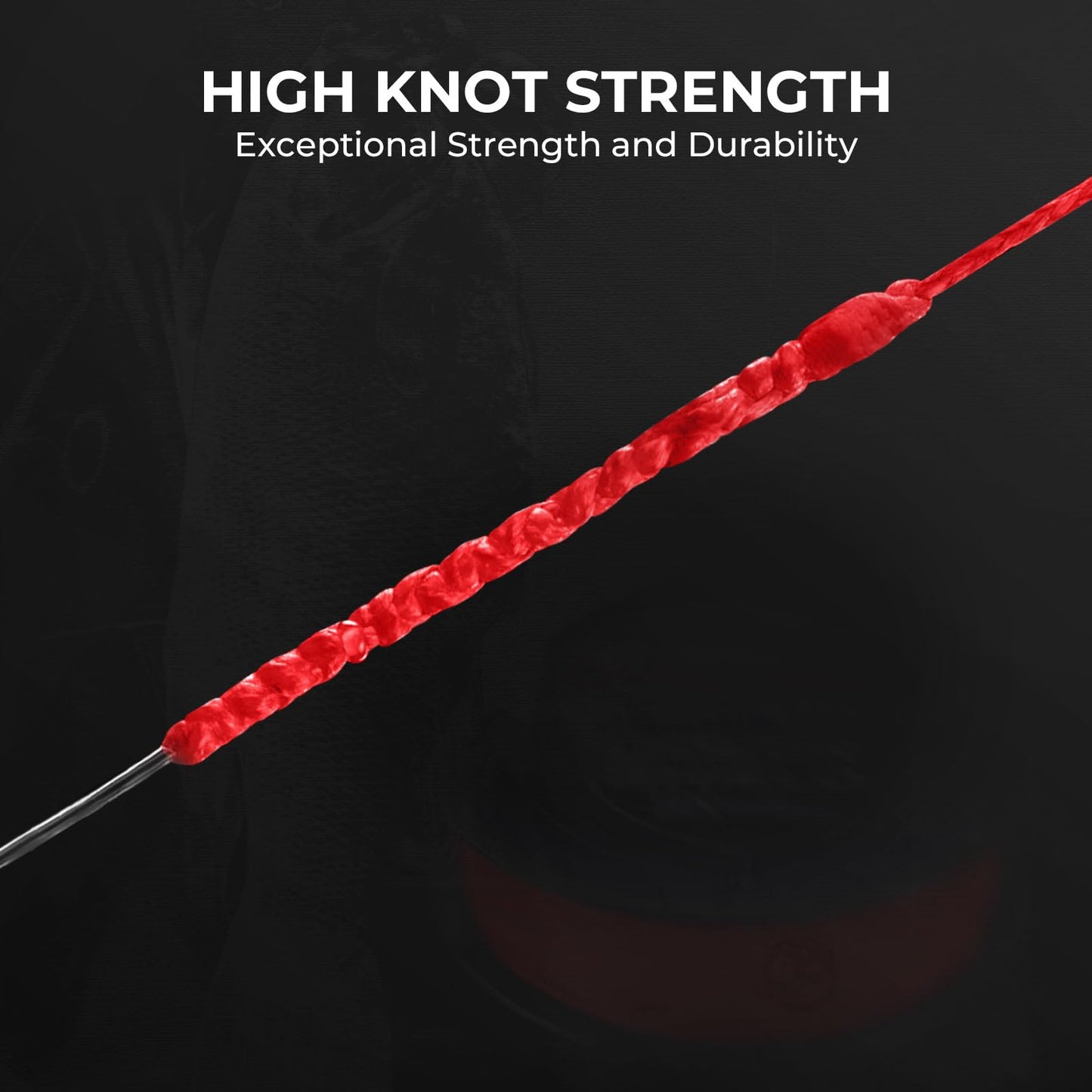 KastKing Superpower ColorShield Braided Fishing Line, Red,65LB,500Yards,X8