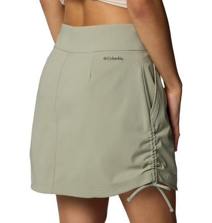 Columbia Womens All Seasons Ruched Skort, Safari, 2X