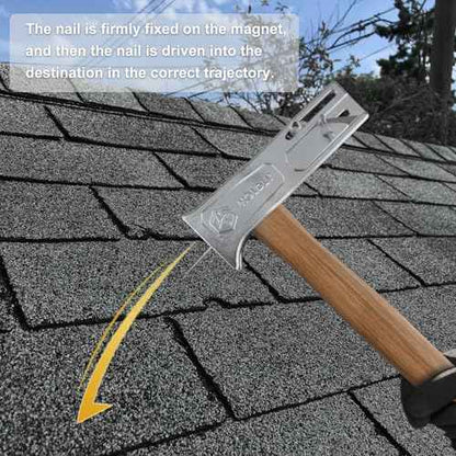 Magnetic Roofing Hammer, Multifunctional Magnet Roofing Hatchet,A Magical Roofing Tool for Quick Installation of Roofing Nails and Felt Hats
