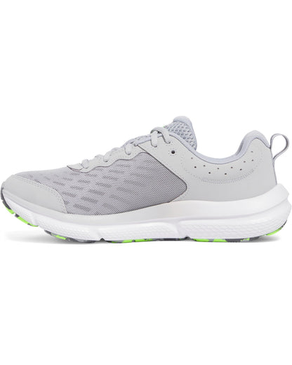 Under Armour Men's Charged Assert 10DISC, (011) Mod Gray/Mod Gray/Hyper Green, 8, US