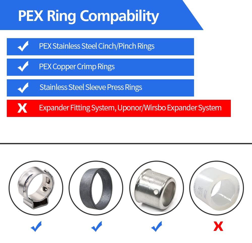 4/10/20pcs PEX Ball Valves, 3/4" PEX Brass Full Port Shut Off Ball Valve, Full Port Shut-off Ball Valve, Quarter Turn HOT (RED) COLD (BLUE) of Water Stop Shut off (3/4", 10pcs)