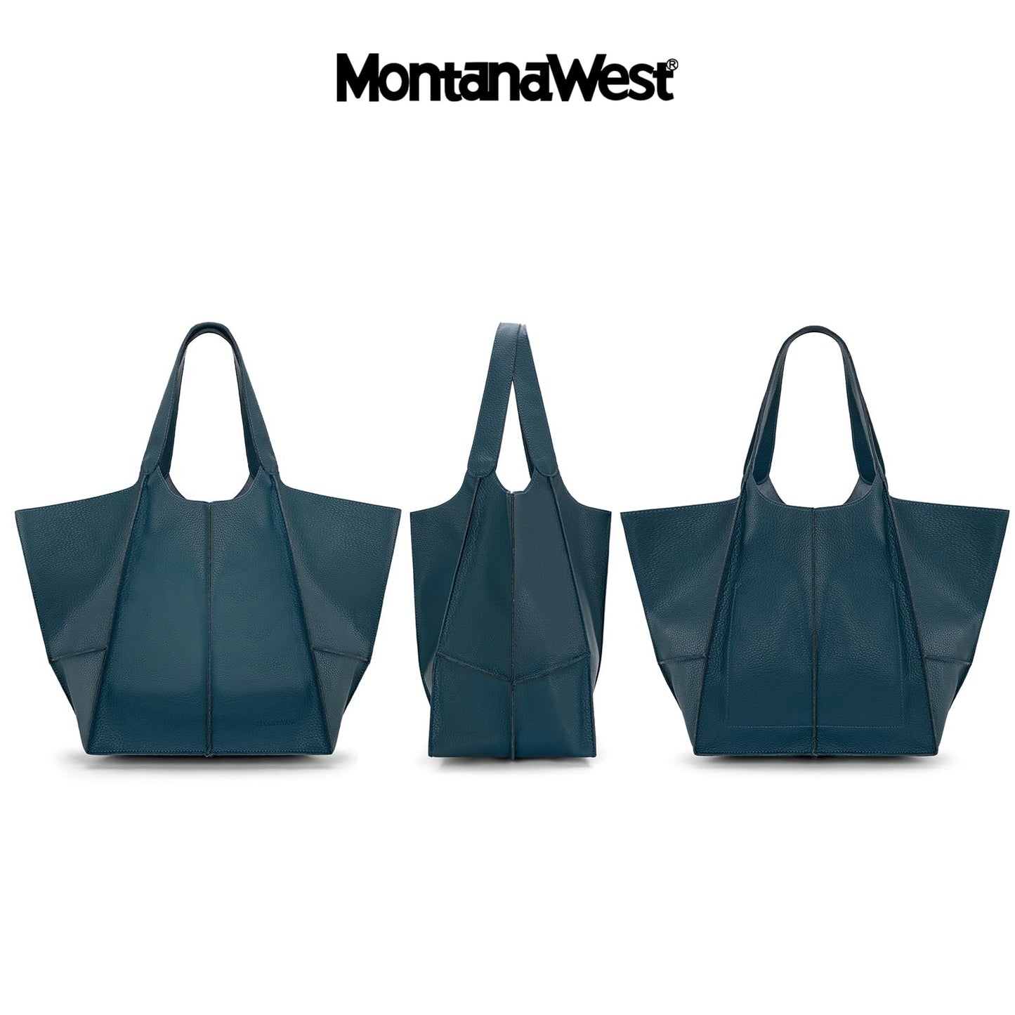Montana West Tote Bag for Women Large Hobo Purses and Handbags Designer Gift Teal Blue MWC-567LKB