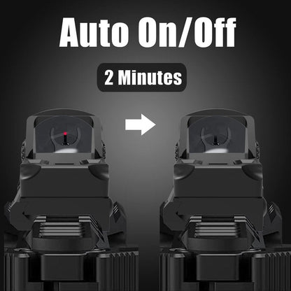 UUQ Mini Reflex Red Dot Sight Shake Awake Optic Sight for Rifles, Pistols and Shotguns 2MOA,12 Brightness Adjustment Red Dot Scope,Suitable for RMR or 20mm Picatinny Rail