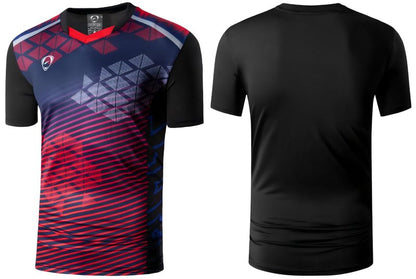 5 Pack Men's Activewear T-Shirt Sport Tee Shirt Athletic Running Gym Workout Tshirt Tennis Tops 229_249_298_303Black_230Red_XL