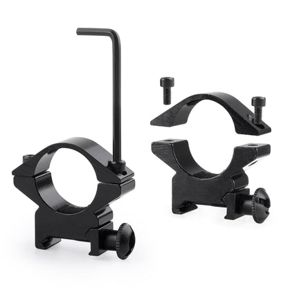 JINSE 1 inch Scope Rings, 2pcs Low Profile Scope Mount for Picatinny Rail