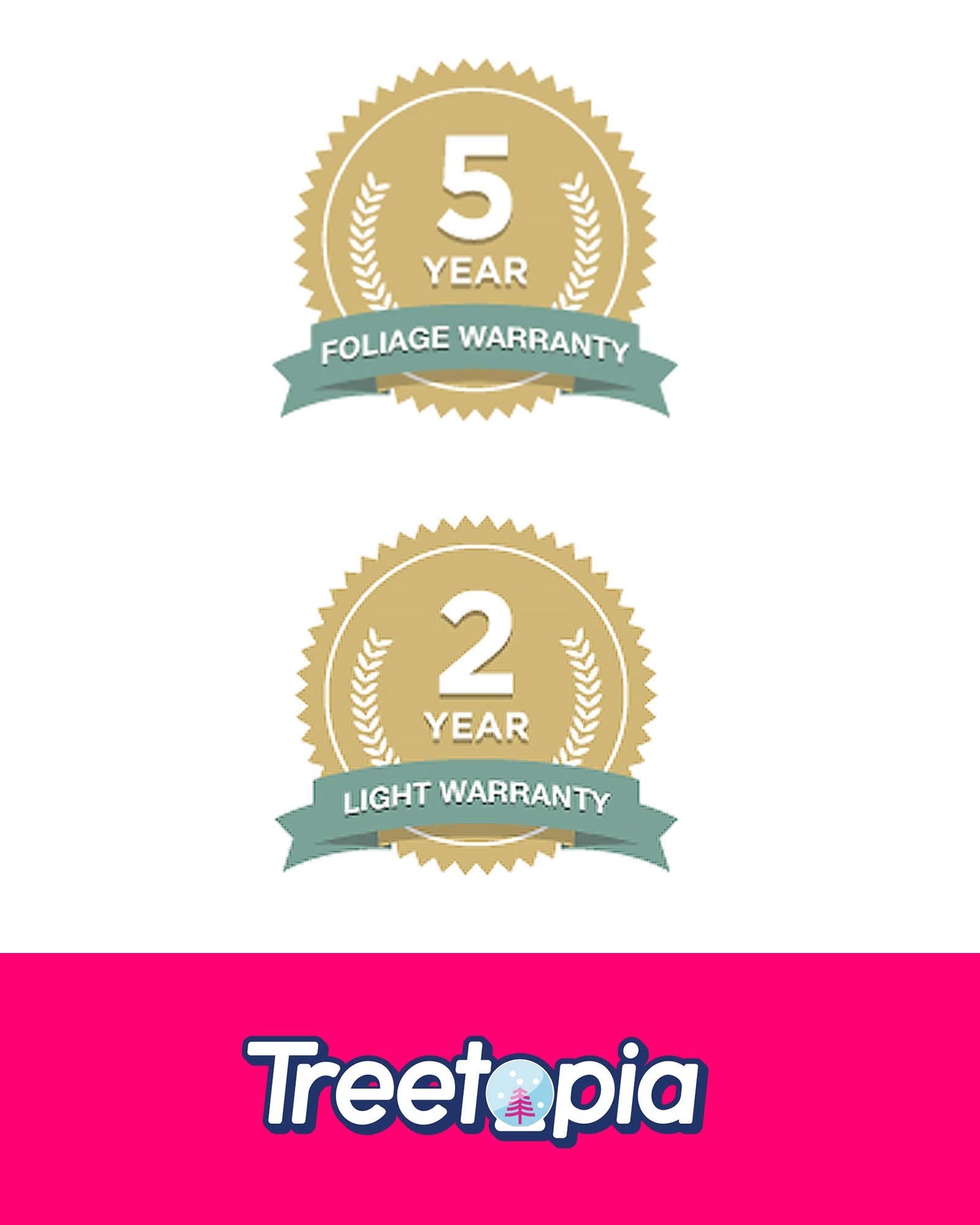 Treetopia Empire Pencil Tree - Artificial Indoor Christmas Tree, Prelit with LED Clear Lights, Hinged Branches, Holiday Décor, 7.5ft